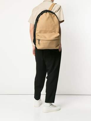 Cabas contrast panel backpack