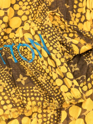 Louis Vuitton x Kusama Yayoi pre-owned monogram Waves Infinity scarf