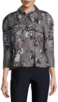 Thumbnail for your product : Erdem Shari Embroidered Peplum Jacket
