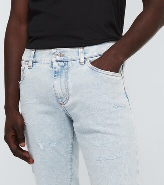 Dolce & Gabbana Distressed skinny jeans