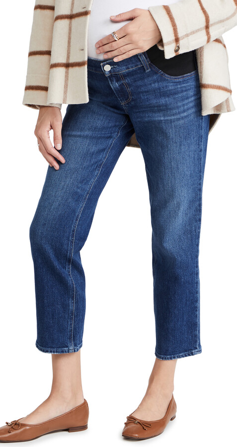 PAIGE Noella Straight Maternity Jeans