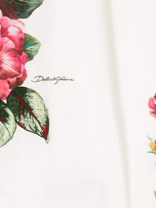 Dolce & Gabbana Kids rose print top