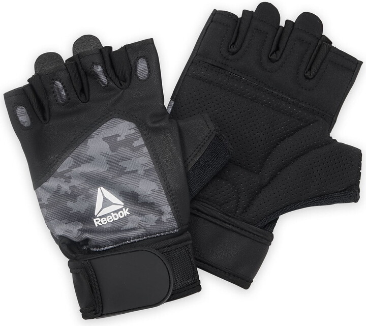 Reebok Delta Performance Wrist Wrap Fitness Gloves L - L/XL Black