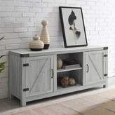 Thumbnail for your product : Trent Austin Design Adalberto TV Stand for TVs up to 65 inches Trent Austin Design Color: Gray Wash, Fireplace Included: Yes