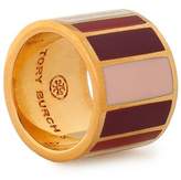 Thumbnail for your product : Tory Burch Gold-tone Enamel Ring