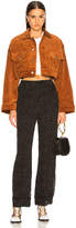 Thumbnail for your product : Ganni Stretch Corduroy Jacket in Caramel Cafe | FWRD