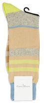Thumbnail for your product : Cole Haan Striped Crew Socks