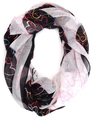 Juicy Couture Stamped Heart Infinity Scarf