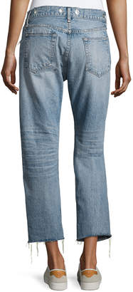 Rag & Bone JEAN Wicked Deconstructed Denim Jeans