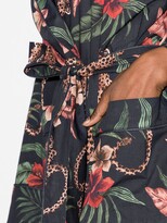Thumbnail for your product : Desmond & Dempsey Soleia Leopard Print Robe