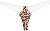 Thumbnail for your product : Fleur Du Mal 'Charlotte' lace thong
