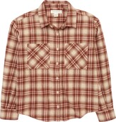 Thumbnail for your product : Treasure & Bond Kids' Overisize Flannel Button-Up Shirt