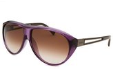 Thumbnail for your product : Tod's Women's Shield Translucent Purple Sunglasses