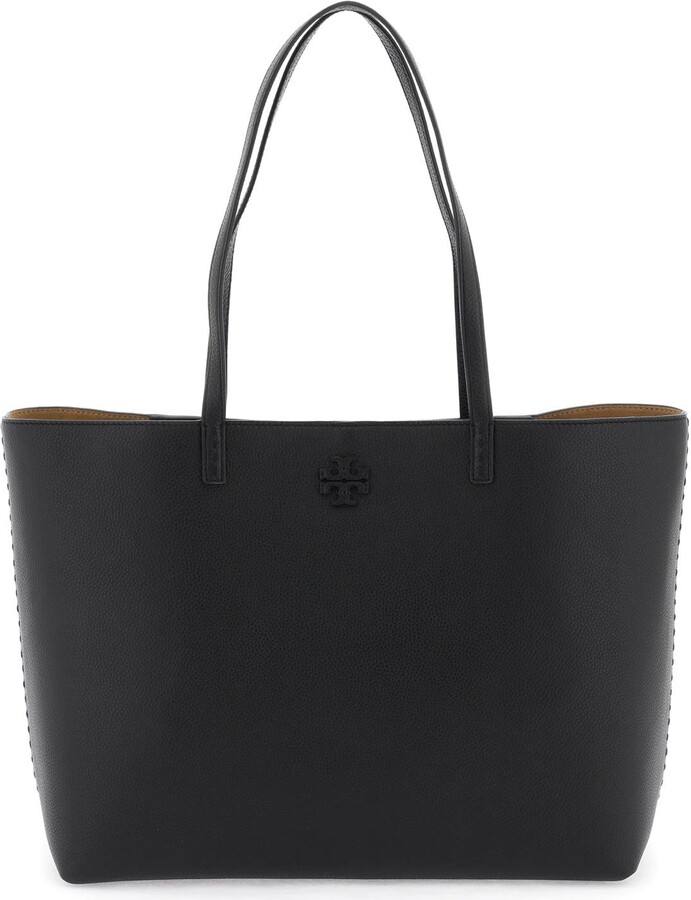 NEW Tory Burch Silver Maple McGraw Bucket Tote $448