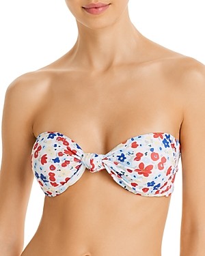 Charlie Holiday Luna Floral Print Bandeau Bikini Top - ShopStyle Two Piece  Swimsuits
