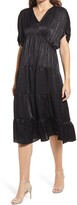 Thumbnail for your product : Gibson Shirred Satin Midi Dress