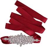 Thumbnail for your product : Generic Bridal Wedding Dress Belt Sash Crystal Rhinestone Sparkle Ribbon Tie 5 Colors