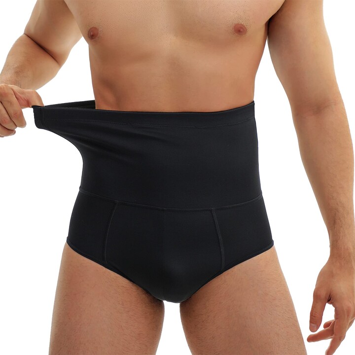 TAILONG Men Tummy Shaper Briefs High Waist Body Slimmer Underwear