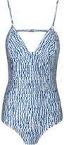Thumbnail for your product : Zimmermann Shibori Porcelain Quilted Swimsuit