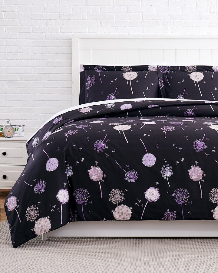 South Shore Furniture Dandelion Dreams 300Tc Sateen Duvet Set