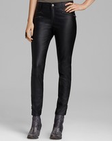 Thumbnail for your product : Free People Pants - Stretch Faux Leather Skinny