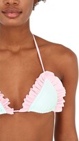 Thumbnail for your product : Just Sauced Lula Ruffled Bikini Top
