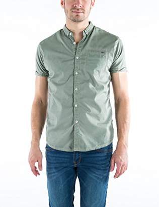 Timezone Men's MooreBD Shortsleeve Casual Shirt Tea Green