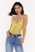 Thumbnail for your product : Nasty Gal Womens Lace Orders Cupped Bodysuit - Blue - L, Blue