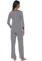 Thumbnail for your product : Chaps Pajamas: Grand Riviera Striped Knit Pajama Set - Women's