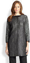 Thumbnail for your product : Milly Metallic Slim Coat