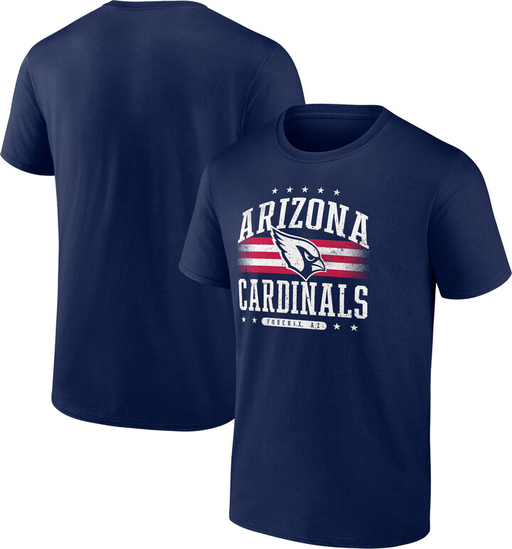 Men's Fanatics Navy Arizona Cardinals Americana T-Shirt