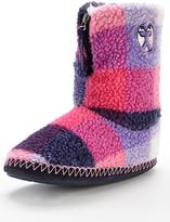 Thumbnail for your product : Bedroom Athletics MacGraw Check Sherpa Slipper Boots