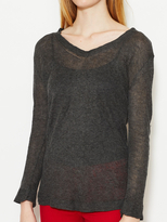 Thumbnail for your product : Inhabit Ribbed V-Neck Top