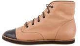 Thumbnail for your product : Loeffler Randall Lace-Up Cap-Toe Boots