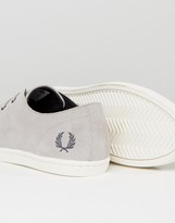 Thumbnail for your product : Fred Perry Byron Low Suede Sneakers in Gray