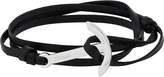 Thumbnail for your product : Miansai Men's Modern Anchor On Leather Wrap Bracelet