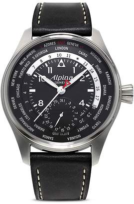 Alpina Startimer Pilot Worldtimer Watch, 44mm