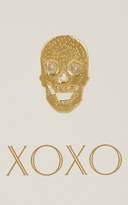 Thumbnail for your product : XOXO Connor Skull Folded Notecard - White