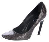 Thumbnail for your product : Roger Vivier Python Round-Toe Pumps