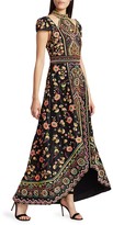 Thumbnail for your product : Alice + Olivia Nidia Embellished Cutout High-Low Gown