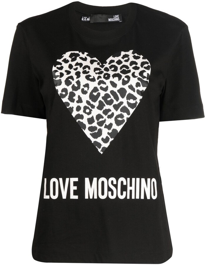 Love Moschino T-shirt with logo print - ShopStyle