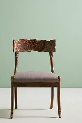 Anthropologie Handcarved Fable Dining Chair