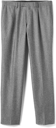 Banana Republic Slim Gray Wool Herringbone Suit Trouser