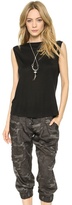 Thumbnail for your product : Haute Hippie Cowl Back Chain Top