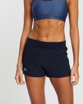 Thumbnail for your product : Under Armour Women's Black Shorts - Qlifier Speedpocket Shorts - Size L at The Iconic