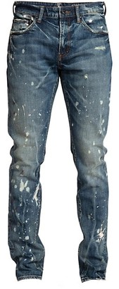 PRPS Windsor Distressed Paint Splatter Skinny Jeans