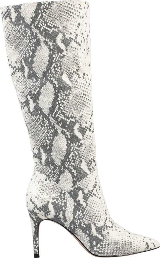 Steve Madden Knee Boots Light Grey ShopStyle