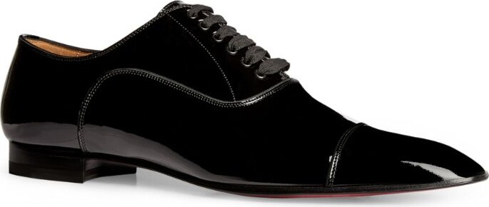 Christian Louboutin Greggo Patent Leather Oxford Shoes - ShopStyle