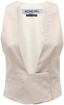 Thumbnail for your product : ÀCHEVAL PAMPA Gardel Cotton Satin Vest