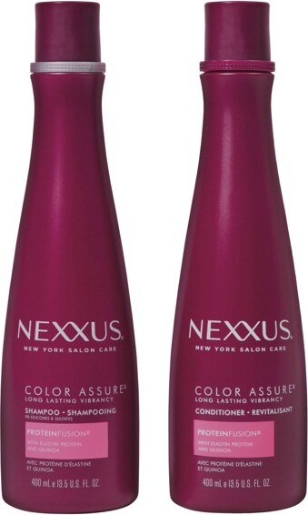 Nexxus NexxusColorAssureShampoo&ConditionerSetforColor-TreatedHairwithElastinProteinandQuinoa-13.5floz/2ct